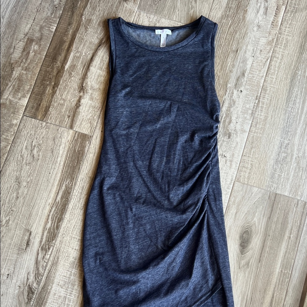 Leith Dark Gray Sleeveless Dress